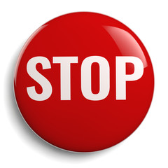 Stop Sign Red Graphic Symbol Isolated