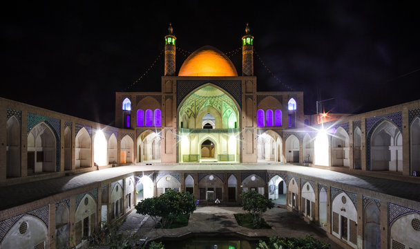 Agha Bozorg mosque in Kashan - Iran