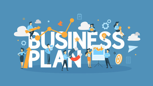 Business plan concept.