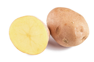 Fototapeta premium sliced raw potatoes