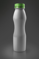 white plastic bottle
