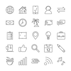 Freelance icons set.