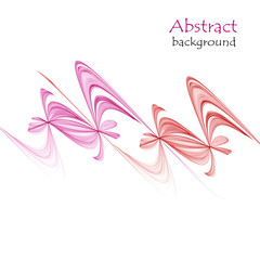 Abstract background with color waves