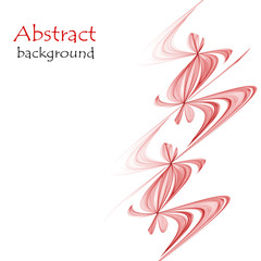 Abstract background with color waves