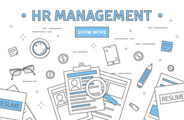 HR management concept.