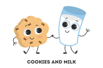 Cookies and milk.