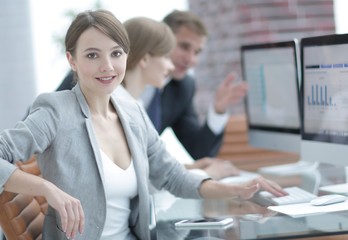 portrait of successful business women in the workplace