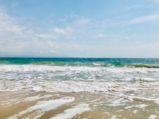 Vacation And Tourism Concept. Paradise Beach.