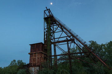Fototapeta na wymiar Abandoned Mine Shaft