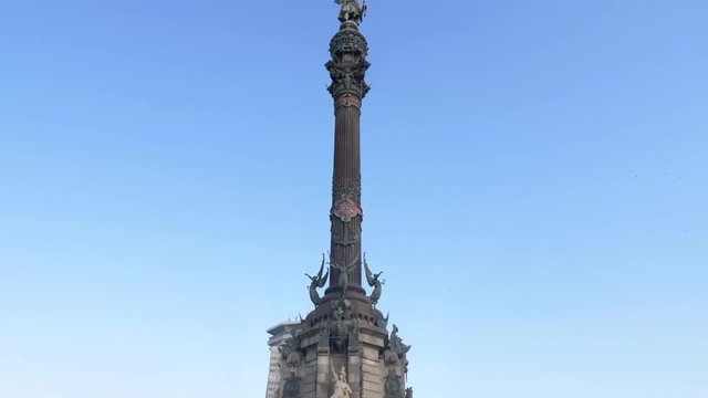 Columbus Monument, Barcelona - Tilt up from base to top. Project