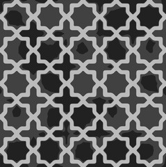 Naklejka na ściany i meble Geometry pattern black and grey background texture