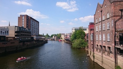 Obraz premium Historic York city centre 