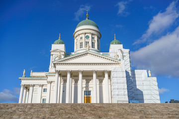 Cathedral in the Old Town of Helsinki, Finland