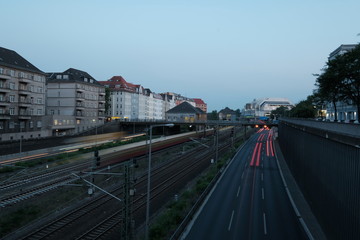 Verkehr auf der A100 in BErlin