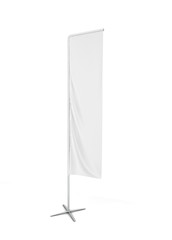 Blank rectangle flag banner