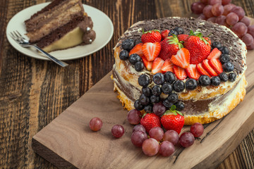 Festive fruit cake