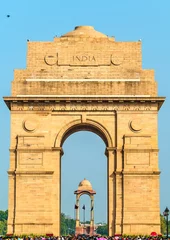 Fotobehang The India Gate, a war memorial in New Delhi, India © Leonid Andronov