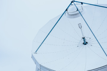 satellite dish industrial  roof  building