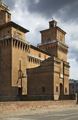 Castle of St. Michael - Castello Estense in Ferrara. Italy