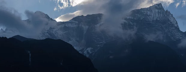 Cercles muraux Lhotse Everest Lhotse PumoRi AmaDablam Himalaje treking