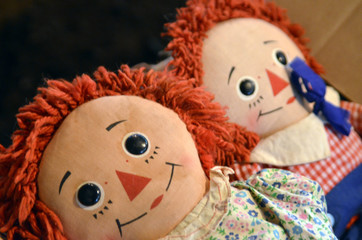Raggedy Ann and Andy Dolls 1