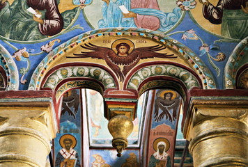Interior of a church in Rostov Kremlin