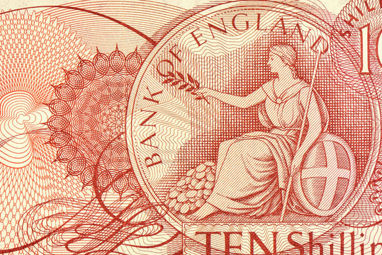 10 pence with lion symbol 1966. bank note. pence is the national currency of English . the national currency of English