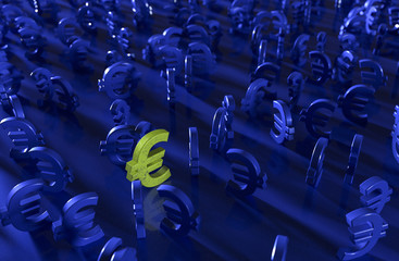 Viele Euro Zeichen © Ilya Nikolaevic