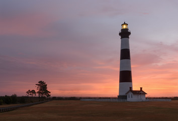 Bodie Lighthouse at Sunrise - North Carolina