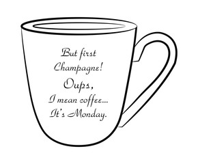 But first Champagne.
