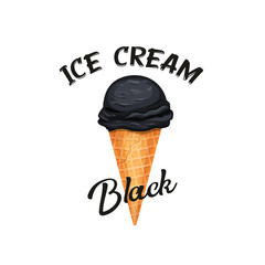 Black ice cream