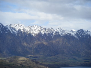 Snow covered mountains