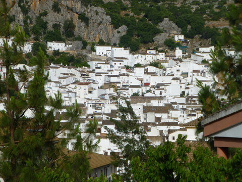 Ubrique, pueblo español en el sur de Andalucía, en la sierra de Cádiz (Andalucia,España)