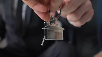 Couple of shady realtors selling property, counting money, financial fraud