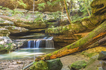 Old mans cave Hocking hill ohio