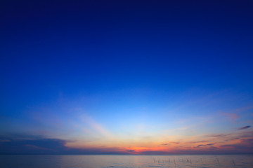 Beautiful sky on twilight time for background