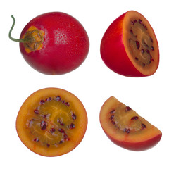 set of tamarillo isolated