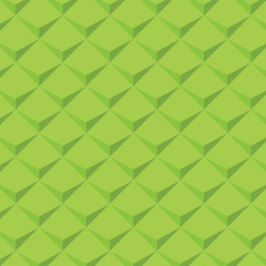 green geometric pattern