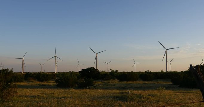 Wind Turbines between Bronte and Abilene Texas.