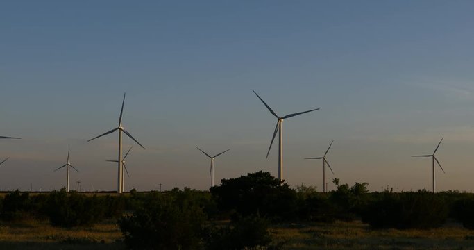 Wind Turbines between Bronte and Abilene Texas.