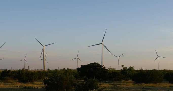 Wind Turbines between Bronte and Abilene Texas.
