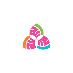 FLOWER COLORFUL KUFI CALLIGRAPHY OF ALLAH