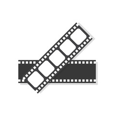 Movie film frame icon