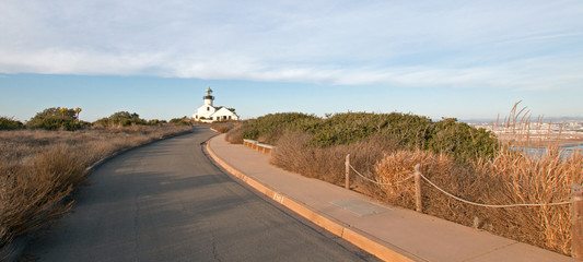 OLD POINT LOMA LIGHTHOUSE POINT LOMA SAN DIEGO SOUTHERN CALIFORNIA USA