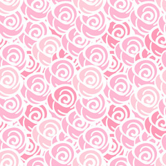 Rose flowers seamless digital hand drawn ink pattern. Poster with different doodles for fabric, wrapping, decoration, greeting card, textiles or t-shirt apparel design