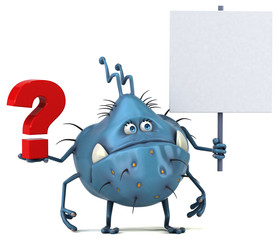 Fun germ - 3D Illustration