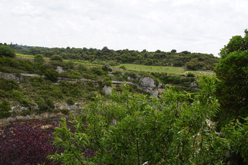 Fototapeta na wymiar Panorama de Minerve dans le Sud de la France