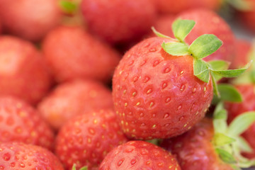 background from freshly strawberries.