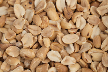 Background of roasted peanuts
