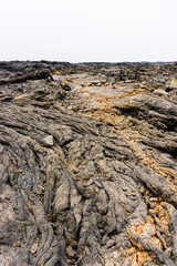 Lava shaped landscape on the Big Island of Hawaii